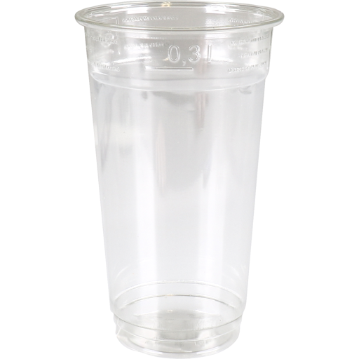 PLASTIC GLAS EU360 RPET 30CL - 1250 ST